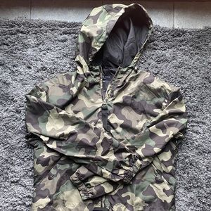 Camouflage zip up jacket